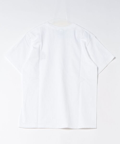 SIERRA DESIGNS(シェラデザイン)の「FINEBOYS掲載モデル★Good On × SIERRA DESIGNS 別注 ワンポイント刺繍 マウンテンパーカーロゴTシャツ(Tシャツ/カットソー・レディース・ホワイト×グリーン/ホワイト系1・LARGE/X-LARGE/SMALL/MEDIUM)」の3枚目の写真