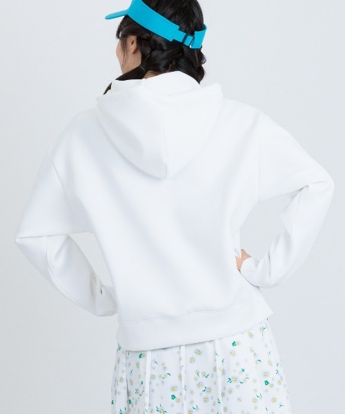 archivio(アルチビオ)の「<LADIES>花柄刺繍UVダンボールパーカー(パーカー・レディース・ライトブルー/ネイビー/ホワイト/ピンク・L/M/S)」の21枚目の写真