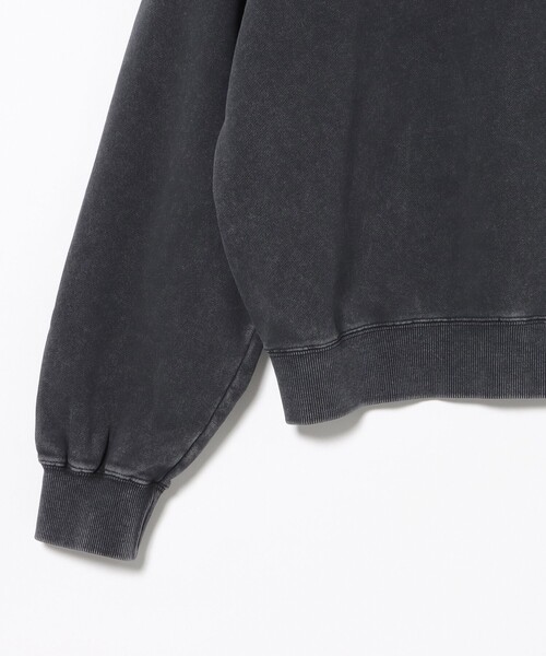 BEAMS HEART(ビームスハート)の「スノーウォッシュ ステッチ クルーネック スウェット(スウェット・メンズ・ネイビー・MEDIUM)」の4枚目の写真