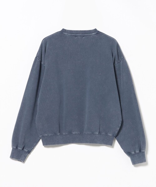 BEAMS HEART(ビームスハート)の「スノーウォッシュ ステッチ クルーネック スウェット(スウェット・メンズ・ネイビー・MEDIUM)」の8枚目の写真