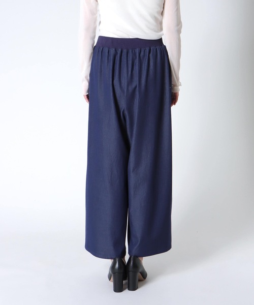 Jines（ジネス）の「ウエストリブソフトコクーンパンツ（その他パンツ・レディース・ネイビー/イエロー/ホワイト・38）」の11枚目の写真