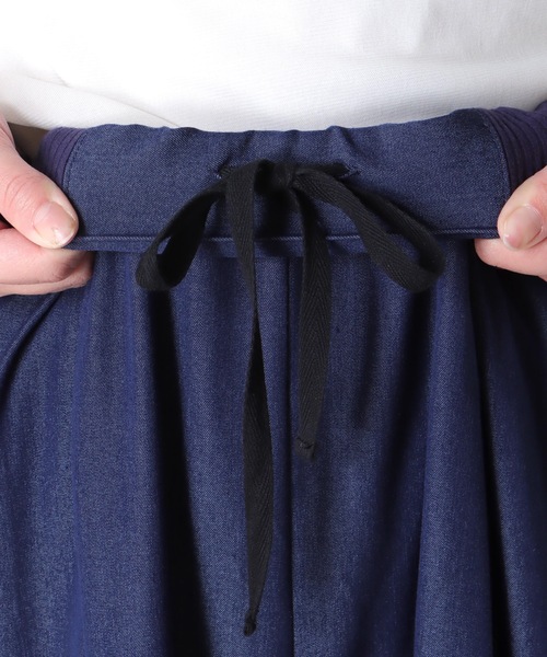 Jines（ジネス）の「ウエストリブソフトコクーンパンツ（その他パンツ・レディース・ネイビー/イエロー/ホワイト・38）」の13枚目の写真