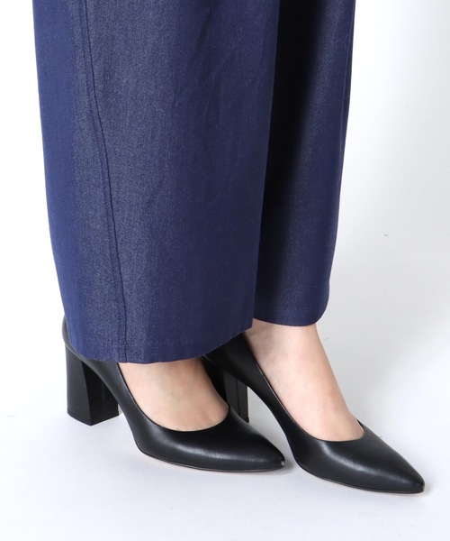 Jines（ジネス）の「ウエストリブソフトコクーンパンツ（その他パンツ・レディース・ネイビー/イエロー/ホワイト・38）」の15枚目の写真