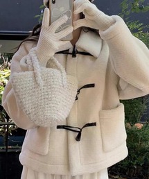 ブランド古着】ダッフルコート（ホワイト/白色系）古着通販 - ZOZOUSED