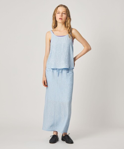 Steven Alan（スティーブンアラン）の「＜Steven Alan＞フラワー ジャガード ロング スカート（スカート・レディース・ブラック/ライトブルー・L/M/S）」の15枚目の写真