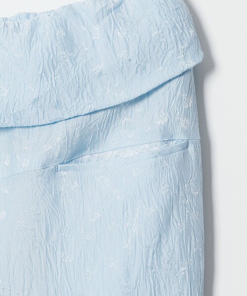 Steven Alan（スティーブンアラン）の「＜Steven Alan＞フラワー ジャガード ロング スカート（スカート・レディース・ブラック/ライトブルー・L/M/S）」の5枚目の写真