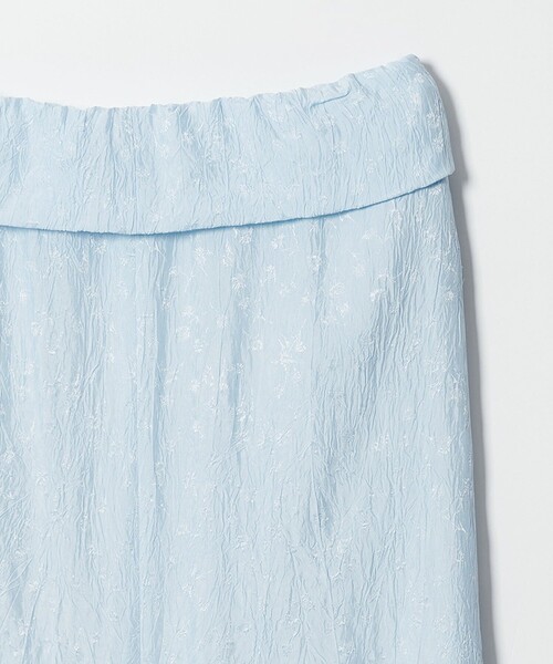 Steven Alan（スティーブンアラン）の「＜Steven Alan＞フラワー ジャガード ロング スカート（スカート・レディース・ブラック/ライトブルー・L/M/S）」の7枚目の写真