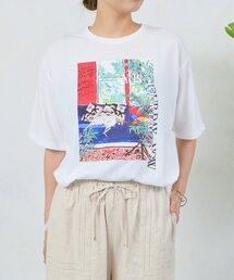 Jena espace merveilleux | 【着るだけ主役】アートプリントスリットT(Tシャツ/カットソー)