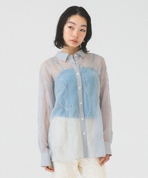 Ray BEAMS | 【7/31再値下げ】コード シシュウシアー シャツ(シャツ/ブラウス)
