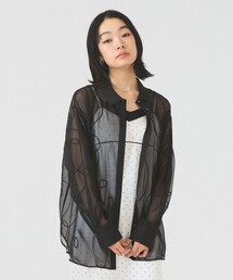 Ray BEAMS | 【7/31再値下げ】コード シシュウシアー シャツ(シャツ/ブラウス)