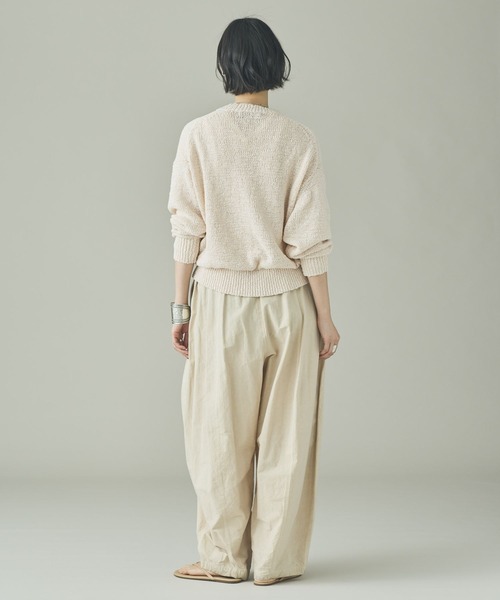 Curensology（カレンソロジー）の「Curensology(カレンソロジー)/ルーズニットプルオーバー（ニット/セーター・レディース・ベージュ/ホワイト/ブラック・FREE）」の9枚目の写真