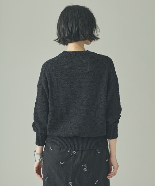 Curensology（カレンソロジー）の「Curensology(カレンソロジー)/ルーズニットプルオーバー（ニット/セーター・レディース・ベージュ/ホワイト/ブラック・FREE）」の14枚目の写真