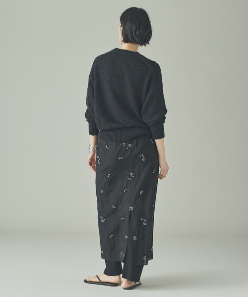 Curensology（カレンソロジー）の「Curensology(カレンソロジー)/ルーズニットプルオーバー（ニット/セーター・レディース・ベージュ/ホワイト/ブラック・FREE）」の17枚目の写真