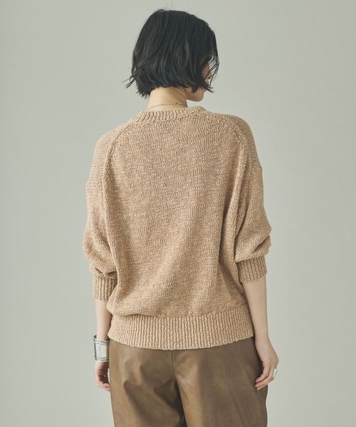 Curensology（カレンソロジー）の「Curensology(カレンソロジー)/ルーズニットプルオーバー（ニット/セーター・レディース・ベージュ/ホワイト/ブラック・FREE）」の20枚目の写真