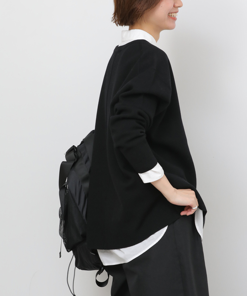JOURNAL STANDARD relume（ジャーナルスタンダード　レリューム）の「《WEB限定追加2》ウォッシャブルミラノリブプルオーバー（ニット/セーター・レディース・ブラック・FREE）」の19枚目の写真