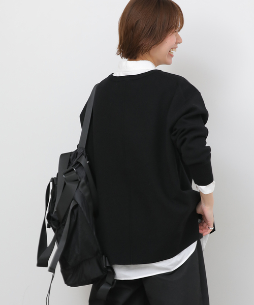 JOURNAL STANDARD relume（ジャーナルスタンダード　レリューム）の「《WEB限定追加2》ウォッシャブルミラノリブプルオーバー（ニット/セーター・レディース・ブラック・FREE）」の20枚目の写真