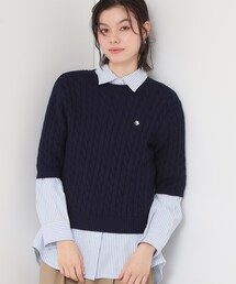 THE SHOP TK | 【POLO BCS 別注】5分袖ケーブルニット(ニット/セーター)