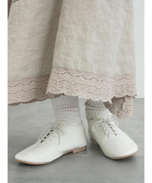 Samansa Mos2（サマンサ モスモス）の「ソフトレースアップシューズ（ドレスシューズ・レディース・ブラック/オフホワイト・XL/L/M/S）」の8枚目の写真