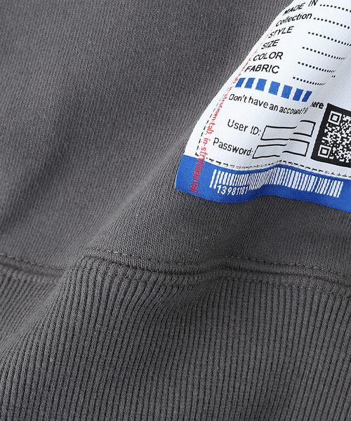 BAYCREW'S DEPO(ベイクルーズデポ)の「IN STRU(MEN-TAL) / インストルメンタル French Terry Zip-up Hoodie(パーカー・メンズ・ブラック/チャコールグレー/グレー・44/46)」の10枚目の写真