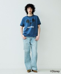 MICKEY MOUSE（ミッキーマウス）の「MICKEY MOUSE ／ RINGER Tシャツ（Tシャツ/カットソー）」