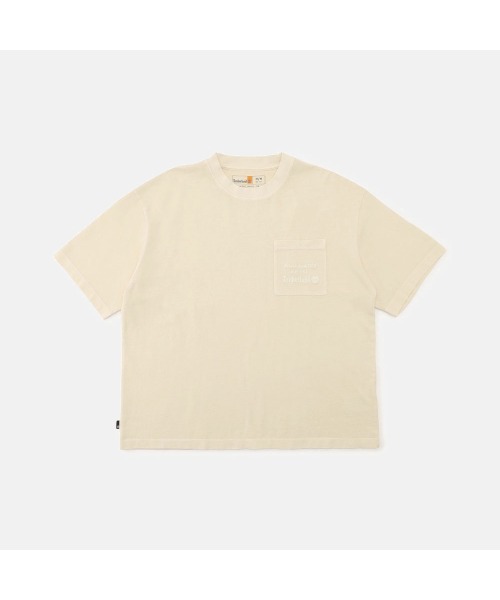 Timberland(ティンバーランド)の「ヘビーウェイト チェスト ポケット Tシャツ メンズ(Tシャツ/カットソー・メンズ・オートミール・LARGE/MEDIUM/X-LARGE/XX-LARGE)」の1枚目の写真
