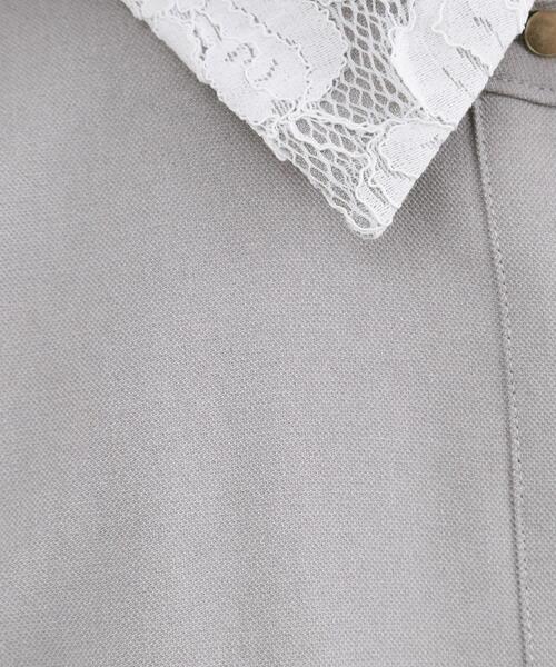 grove(グローブ)の「晴れの日にも映える、品よく華やかなシャツワンピース(ワンピース・レディース・ネイビー/グレー/ブラック・05/04/03/02/01)」の16枚目の写真