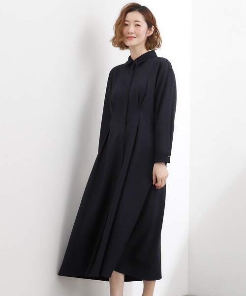 grove(グローブ)の「晴れの日にも映える、品よく華やかなシャツワンピース(ワンピース・レディース・ネイビー/グレー/ブラック・05/04/03/02/01)」の22枚目の写真