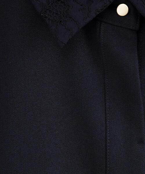 grove(グローブ)の「晴れの日にも映える、品よく華やかなシャツワンピース(ワンピース・レディース・ネイビー/グレー/ブラック・05/04/03/02/01)」の6枚目の写真