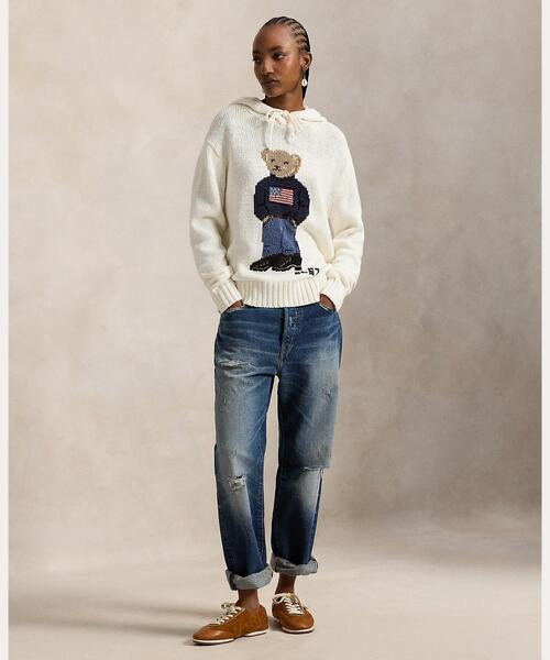 POLO RALPH LAUREN ポロベア ニット フーデッドセーター L Polo ベア フーデッド セーター（パーカー）｜POLO RALPH LAUREN（ポロ
