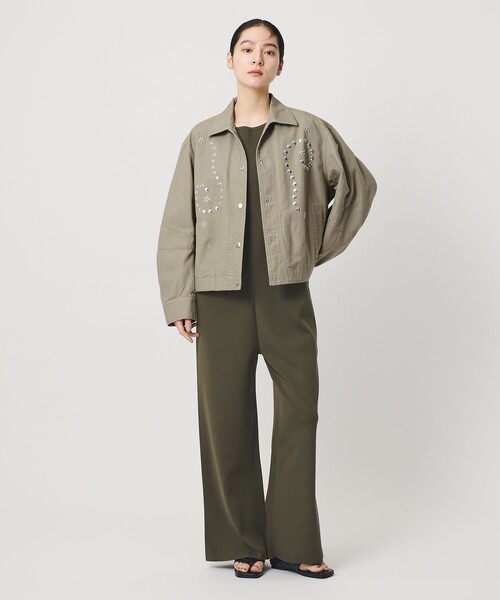 BEAUTY&YOUTH UNITED ARROWS（ビューティーアンドユースユナイテッドアローズ）の「コットン メタルモチーフ ブルゾン（その他アウター・レディース・ネイビー/オリーブ・FREE）」の21枚目の写真