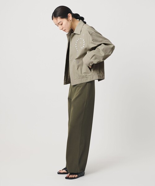 BEAUTY&YOUTH UNITED ARROWS（ビューティーアンドユースユナイテッドアローズ）の「コットン メタルモチーフ ブルゾン（その他アウター・レディース・ネイビー/オリーブ・FREE）」の22枚目の写真