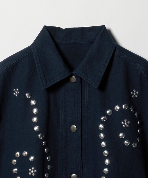 BEAUTY&YOUTH UNITED ARROWS（ビューティーアンドユースユナイテッドアローズ）の「コットン メタルモチーフ ブルゾン（その他アウター・レディース・ネイビー/オリーブ・FREE）」の7枚目の写真