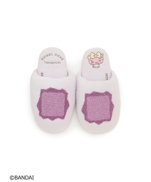 SNIDEL HOME（スナイデルホーム）の「【たまごっち】ニットルームシューズ（ルームシューズ/スリッパ・レディース・ピンク系その他/ラベンダー/オフホワイト/グリーン/ライトブルー・F）」の4枚目の写真