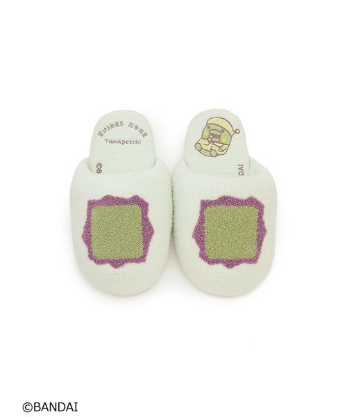 SNIDEL HOME（スナイデルホーム）の「【たまごっち】ニットルームシューズ（ルームシューズ/スリッパ・レディース・ピンク系その他/ラベンダー/オフホワイト/グリーン/ライトブルー・F）」の3枚目の写真