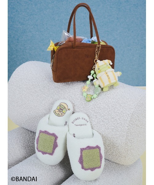 SNIDEL HOME（スナイデルホーム）の「【たまごっち】ニットルームシューズ（ルームシューズ/スリッパ・レディース・ピンク系その他/ラベンダー/オフホワイト/グリーン/ライトブルー・F）」の11枚目の写真