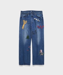 KHOKI | 【KHOKI / コッキ】Hand-Embroidered Denim Pants(デニムパンツ)