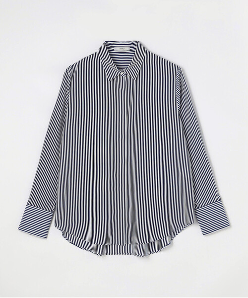 COMME CA（コムサ）の「デシンストライプ ボウタイシャツ（シャツ/ブラウス・レディース・ブルー系その他/ベージュ系その他・9号/11号）」の15枚目の写真