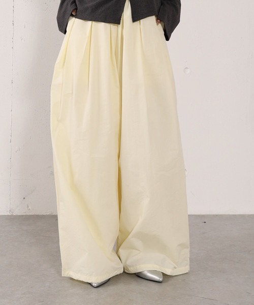 archives（アルシーヴ）の「コットンライクカーゴＰＴ（カーゴパンツ・レディース・ピンク/アイボリー/オリーブ・MEDIUM）」の2枚目の写真