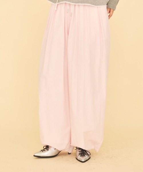 archives（アルシーヴ）の「コットンライクカーゴＰＴ（カーゴパンツ・レディース・ピンク/アイボリー/オリーブ・MEDIUM）」の4枚目の写真