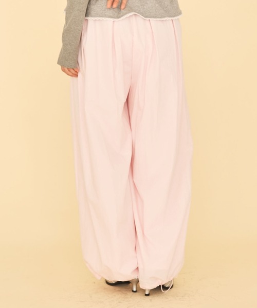 archives（アルシーヴ）の「コットンライクカーゴＰＴ（カーゴパンツ・レディース・ピンク/アイボリー/オリーブ・MEDIUM）」の6枚目の写真