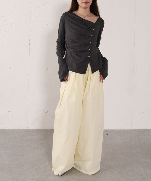 archives（アルシーヴ）の「コットンライクカーゴＰＴ（カーゴパンツ・レディース・ピンク/アイボリー/オリーブ・MEDIUM）」の20枚目の写真