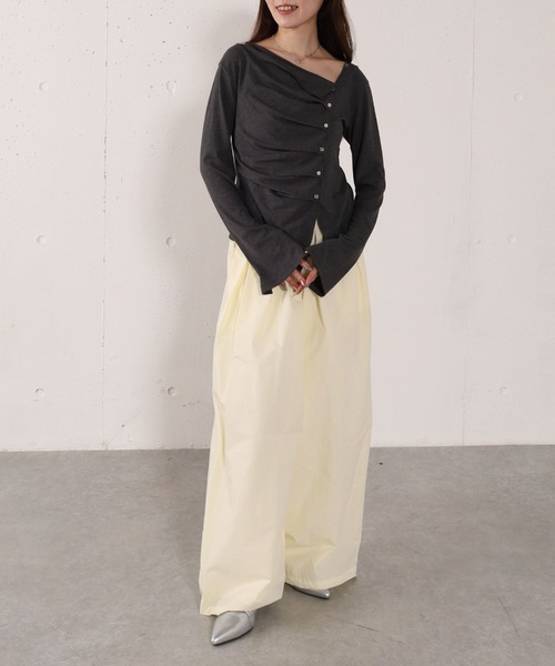 archives（アルシーヴ）の「コットンライクカーゴＰＴ（カーゴパンツ・レディース・ピンク/アイボリー/オリーブ・MEDIUM）」の21枚目の写真