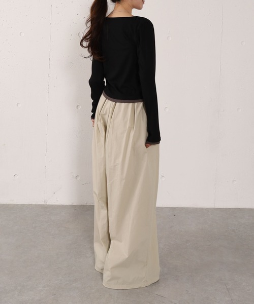 archives（アルシーヴ）の「コットンライクカーゴＰＴ（カーゴパンツ・レディース・ピンク/アイボリー/オリーブ・MEDIUM）」の16枚目の写真