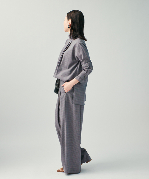 VERMEIL par iena(ヴェルメイユパーイエナ)の「Check イージーパンツ(その他パンツ・レディース・その他1・36/38)」の2枚目の写真