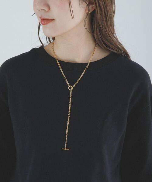 URBAN RESEARCH Sonny Label（アーバンリサーチサニーレーベル）の「ステンレスラリエットチェーンネックレス（ネックレス・レディース・ゴールド/シルバー・ONE）」の7枚目の写真