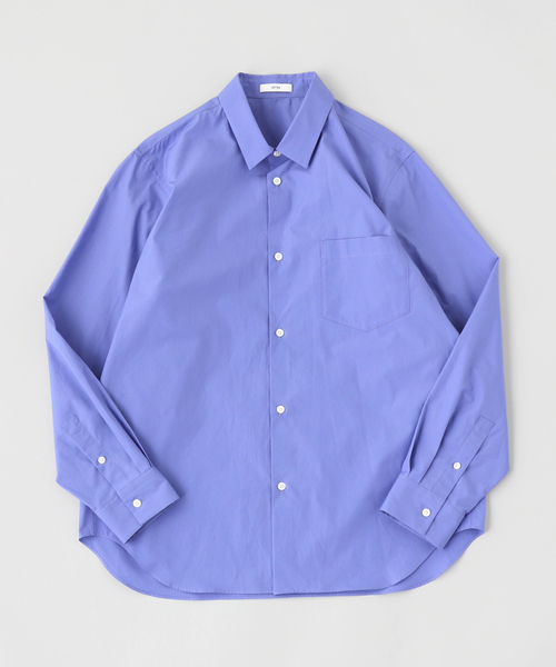 ATON(エイトン)の「ATON(エイトン)SUVIN BROAD STANDARD SHIRT(シャツ/ブラウス・メンズ・ホワイト/ブルー系その他・6/4/2)」の2枚目の写真