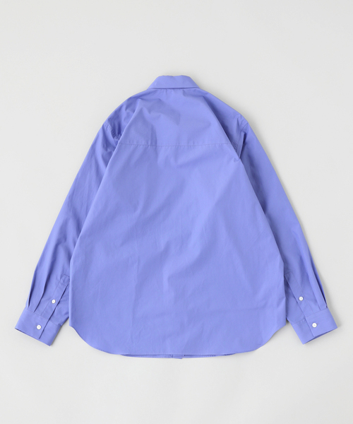 ATON(エイトン)の「ATON(エイトン)SUVIN BROAD STANDARD SHIRT(シャツ/ブラウス・メンズ・ホワイト/ブルー系その他・6/4/2)」の3枚目の写真