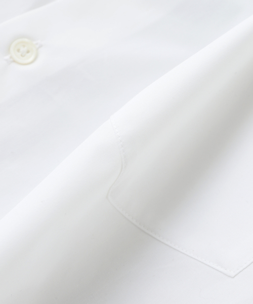 ATON(エイトン)の「ATON(エイトン)SUVIN BROAD STANDARD SHIRT(シャツ/ブラウス・メンズ・ホワイト/ブルー系その他・6/4/2)」の5枚目の写真