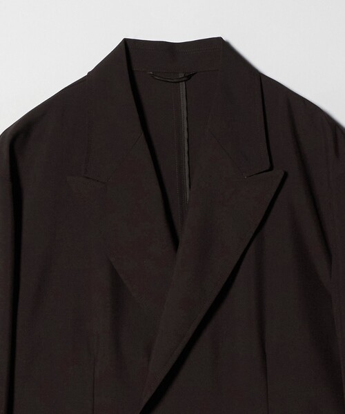 green label relaxing（グリーンレーベルリラクシング）の「TW オックス ダブル ブレザー ジャケット（テーラードジャケット・メンズ・ネイビー/ダークブラウン・M/L/XL/S）」の6枚目の写真