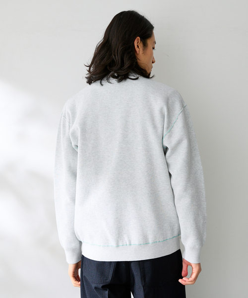 B.C STOCK（ベーセーストック）の「ANTS & ELEPHANTS / アンツアンドエレファンツ 2TONE SWEATLIKE リブCD（カーディガン/ボレロ・メンズ・ネイビー/ベージュ/チャコールグレー/レッド・LARGE/MEDIUM）」の9枚目の写真